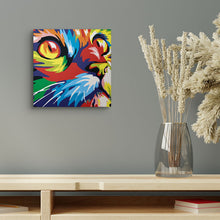 Afbeelding in Gallery-weergave laden, Mini Schilderen op Nummer met Frame - Katachtige Pop Art