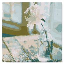 Afbeelding in Gallery-weergave laden, Mini Schilderen op Nummer met Frame - Witte bloem