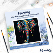 Afbeelding in Gallery-weergave laden, Mini Schilderen op Nummer met Frame - Olifant
