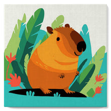 Afbeelding in Gallery-weergave laden, Mini Schilderen op Nummer met Frame - Tropische Capibara