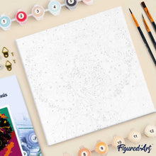 Afbeelding in Gallery-weergave laden, Mini Schilderen op Nummer met Frame - Afro-Amerikaanse Vrouw Pop Art