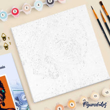 Afbeelding in Gallery-weergave laden, Mini Schilderen op Nummer met Frame - Afrikaanse Koningin Pop Art