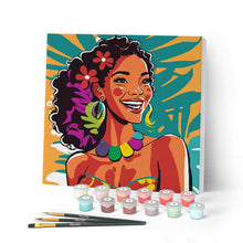 Afbeelding in Gallery-weergave laden, Mini Schilderen op Nummer met Frame - Eilander Schoonheid Pop Art