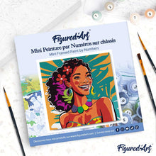 Afbeelding in Gallery-weergave laden, Mini Schilderen op Nummer met Frame - Eilander Schoonheid Pop Art