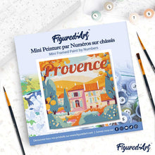 Afbeelding in Gallery-weergave laden, Mini Schilderen op Nummer met Frame - Reisposter Provence Herfst