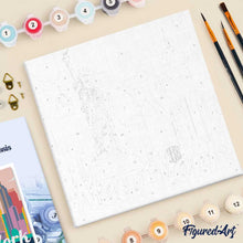 Afbeelding in Gallery-weergave laden, Mini Schilderen op Nummer met Frame - Reisposter New York Statue of Liberty