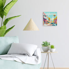 Afbeelding in Gallery-weergave laden, Mini Schilderen op Nummer met Frame - Reisposter Straat in California