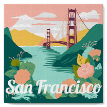 Afbeelding in Gallery-weergave laden, Mini Schilderen op Nummer met Frame - Reisposter San Francisco