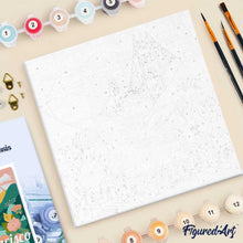 Afbeelding in Gallery-weergave laden, Mini Schilderen op Nummer met Frame - Reisposter San Francisco