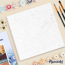 Afbeelding in Gallery-weergave laden, Mini Schilderen op Nummer met Frame - Reisposter Malibu