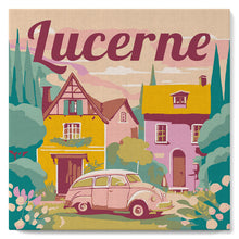 Afbeelding in Gallery-weergave laden, Mini Schilderen op Nummer met Frame - Reisposter Luzern