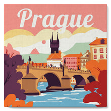 Afbeelding in Gallery-weergave laden, Mini Schilderen op Nummer met Frame - Reisposter Prague