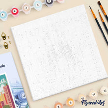 Afbeelding in Gallery-weergave laden, Mini Schilderen op Nummer met Frame - Reisposter Barcelona