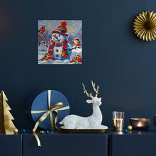 Afbeelding in Gallery-weergave laden, Mini Schilderen op Nummer met Frame - Sneeuwpop en Vogels