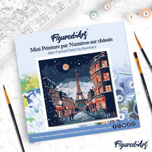 Afbeelding in Gallery-weergave laden, Mini Schilderen op Nummer met Frame - Kerst in Parijs