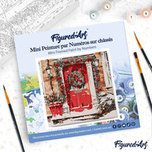 Afbeelding in Gallery-weergave laden, Mini Schilderen op Nummer met Frame - De Rode Deur
