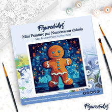 Afbeelding in Gallery-weergave laden, Mini Schilderen op Nummer met Frame - Peperkoek mannetje