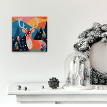Afbeelding in Gallery-weergave laden, Mini Schilderen op Nummer met Frame - Abstract rendier