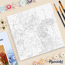 Afbeelding in Gallery-weergave laden, Mini Schilderen op Nummer met Frame - Kerstkat en -hond