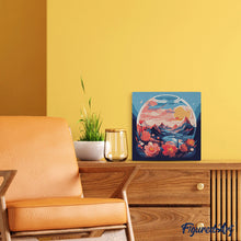 Afbeelding in Gallery-weergave laden, Mini Schilderen op Nummer met Frame - Bergen in de glazen bol