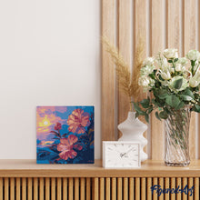 Afbeelding in Gallery-weergave laden, Mini Schilderen op Nummer met Frame - Hibiscus bij zonsondergang