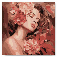Afbeelding in Gallery-weergave laden, Mini Schilderen op Nummer met Frame - Camelia's Slapende Schoonheid