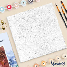 Afbeelding in Gallery-weergave laden, Mini Schilderen op Nummer met Frame - Camelia's Slapende Schoonheid