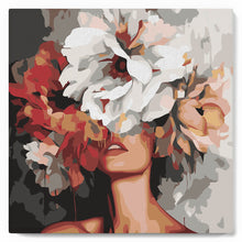 Afbeelding in Gallery-weergave laden, Mini Schilderen op Nummer met Frame - Schoonheid achter Bloemen