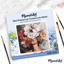 Afbeelding in Gallery-weergave laden, Mini Schilderen op Nummer met Frame - Schoonheid achter Bloemen