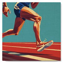 Afbeelding in Gallery-weergave laden, Mini Schilderen op Nummer met Frame - Sportaffiche Atletiek