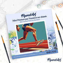 Afbeelding in Gallery-weergave laden, Mini Schilderen op Nummer met Frame - Sportaffiche Atletiek