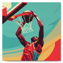 Afbeelding in Gallery-weergave laden, Mini Schilderen op Nummer met Frame - Sportaffiche Basketbal
