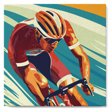 Afbeelding in Gallery-weergave laden, Mini Schilderen op Nummer met Frame - Sportaffiche Wielrennen
