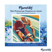 Afbeelding in Gallery-weergave laden, Mini Schilderen op Nummer met Frame - Sportaffiche Wielrennen