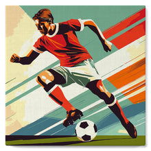 Afbeelding in Gallery-weergave laden, Mini Schilderen op Nummer met Frame - Sportaffiche Voetbal