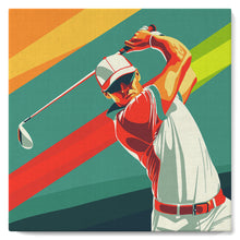 Afbeelding in Gallery-weergave laden, Mini Schilderen op Nummer met Frame - Sportaffiche Golf