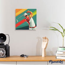 Afbeelding in Gallery-weergave laden, Mini Schilderen op Nummer met Frame - Sportaffiche Golf