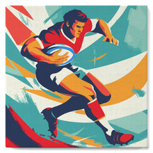 Afbeelding in Gallery-weergave laden, Mini Schilderen op Nummer met Frame - Sportaffiche Rugby