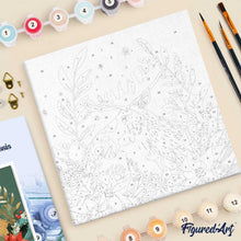 Afbeelding in Gallery-weergave laden, Mini Schilderen op Nummer met Frame - Kerst eland