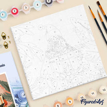 Afbeelding in Gallery-weergave laden, Mini Schilderen op Nummer met Frame - Kerstman met cadeaus