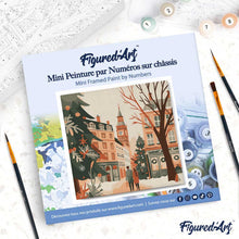 Afbeelding in Gallery-weergave laden, Mini Schilderen op Nummer met Frame - Kerstmis in Londen