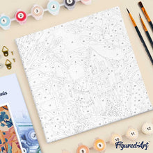 Afbeelding in Gallery-weergave laden, Mini Schilderen op Nummer met Frame - Liefelijk besneeuwd stadje