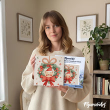 Afbeelding in Gallery-weergave laden, Mini Schilderen op Nummer met Frame - Kerstkrans beer