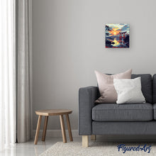 Afbeelding in Gallery-weergave laden, Mini Schilderen op Nummer met Frame - Torii Poort bij Zonsondergang