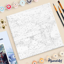 Afbeelding in Gallery-weergave laden, Mini Schilderen op Nummer met Frame - Torii Poort bij Zonsondergang