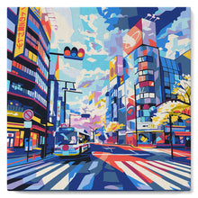 Afbeelding in Gallery-weergave laden, Mini Schilderen op Nummer met Frame - Shibuya Pop Art