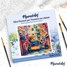 Afbeelding in Gallery-weergave laden, Mini Schilderen op Nummer met Frame - Stadsbus van Tokyo