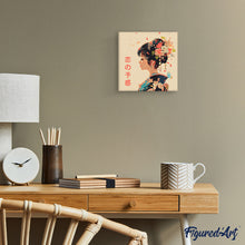 Afbeelding in Gallery-weergave laden, Mini Schilderen op Nummer met Frame - Japanse Geur van Liefde
