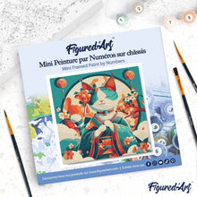 Afbeelding in Gallery-weergave laden, Mini Schilderen op Nummer met Frame - Japanse Kat Prinses