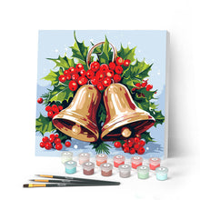 Afbeelding in Gallery-weergave laden, Mini Schilderen op Nummer met Frame - Kerstklokken
